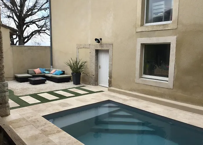 Bastide Provençale Avec Piscine Hébergement de vacances Barcelonne (Drome)